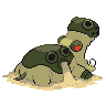 Hippowdon shiny back-facing sprite from Pokémon Black