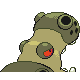 Hippowdon shiny back-facing sprite from Pokémon SoulSilver