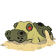 Hippowdon shiny front-facing sprite from Pokémon Platinum