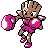 Hitmonchan front-facing sprite from Pokémon Crystal