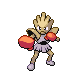 Hitmonchan front-facing sprite from Pokémon Diamond