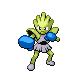 Hitmonchan shiny front-facing sprite from Pokémon Diamond