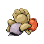 Hitmonchan back-facing sprite from Pokémon FireRed