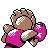 Hitmonchan back-facing sprite from Pokémon Gold
