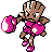 Hitmonchan front-facing sprite from Pokémon Gold