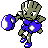 Hitmonchan shiny front-facing sprite from Pokémon Gold