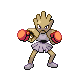 Hitmonchan front-facing sprite from Pokémon SoulSilver