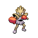 Hitmonchan front-facing sprite from Pokémon Platinum