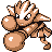 Hitmonchan front-facing sprite from Pokémon Red
