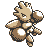 Hitmonchan front-facing sprite from Pokémon Yellow