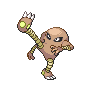 Hitmonlee front-facing sprite from Pokémon White 2