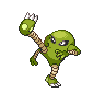 Hitmonlee shiny front-facing sprite from Pokémon White 2