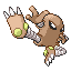 Hitmonlee front-facing sprite from Pokémon Emerald