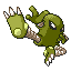 Hitmonlee shiny front-facing sprite from Pokémon Emerald