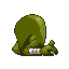 Hitmonlee shiny back-facing sprite from Pokémon FireRed