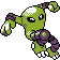 Hitmonlee shiny front-facing sprite from Pokémon Silver