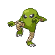 Hitmonlee shiny front-facing sprite from Pokémon SoulSilver