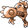 Hitmonlee front-facing sprite from Pokémon Red