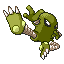 Hitmonlee shiny front-facing sprite from Pokémon Sapphire