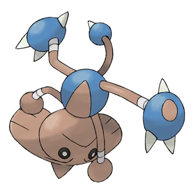 Hitmontop, the Handstand Pokémon — Fighting-type Pokémon official artwork