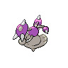 Hitmontop shiny back-facing sprite from Pokémon White 2