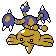 Hitmontop front-facing sprite from Pokémon Crystal
