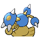Hitmontop back-facing sprite from Pokémon Diamond