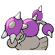Hitmontop shiny back-facing sprite from Pokémon Diamond