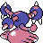 Hitmontop back-facing sprite from Pokémon Silver