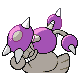 Hitmontop shiny back-facing sprite from Pokémon HeartGold