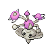 Hitmontop shiny front-facing sprite from Pokémon HeartGold