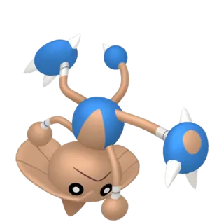 Hitmontop front-facing sprite from Pokémon Sword