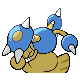 Hitmontop back-facing sprite from Pokémon Platinum