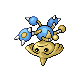 Hitmontop front-facing sprite from Pokémon Platinum