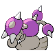 Hitmontop shiny back-facing sprite from Pokémon Platinum