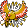 Ho-Oh shiny front-facing sprite from Pokémon Crystal