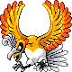 Ho-Oh shiny front-facing sprite from Pokémon Pearl