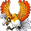 Ho-Oh shiny front-facing sprite from Pokémon Emerald