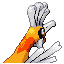 Ho-Oh shiny back-facing sprite from Pokémon Sapphire