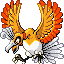 Ho-Oh shiny front-facing sprite from Pokémon Sapphire