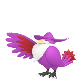 Honchkrow shiny front-facing sprite from Pokémon Y