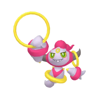 Hoopa front-facing sprite from Mega Dimension