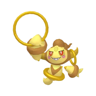 Hoopa shiny front-facing sprite from Mega Dimension