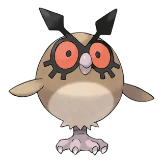 Hoothoot official artwork