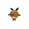 Hoothoot back-facing sprite from Pokémon Black