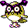 Hoothoot shiny front-facing sprite from Pokémon Crystal