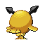 Hoothoot shiny back-facing sprite from Pokémon Ruby