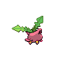 Hoppip back-facing sprite from Pokémon White