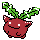 Hoppip front-facing sprite from Pokémon Crystal