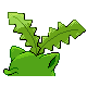 Hoppip shiny back-facing sprite from Pokémon HeartGold